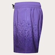 Sand Pixel Rc 16" Beachshort - Monogram Gradient Purple