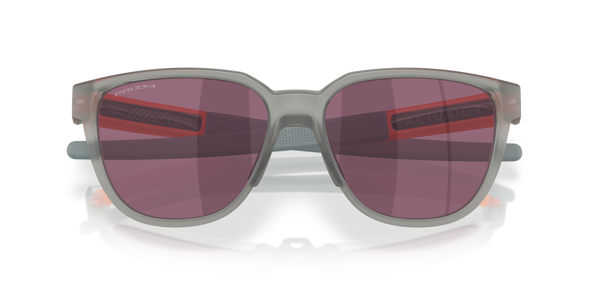 Oakley Actuator Sunglasses with Matte Transparent Grey Ink Frame 