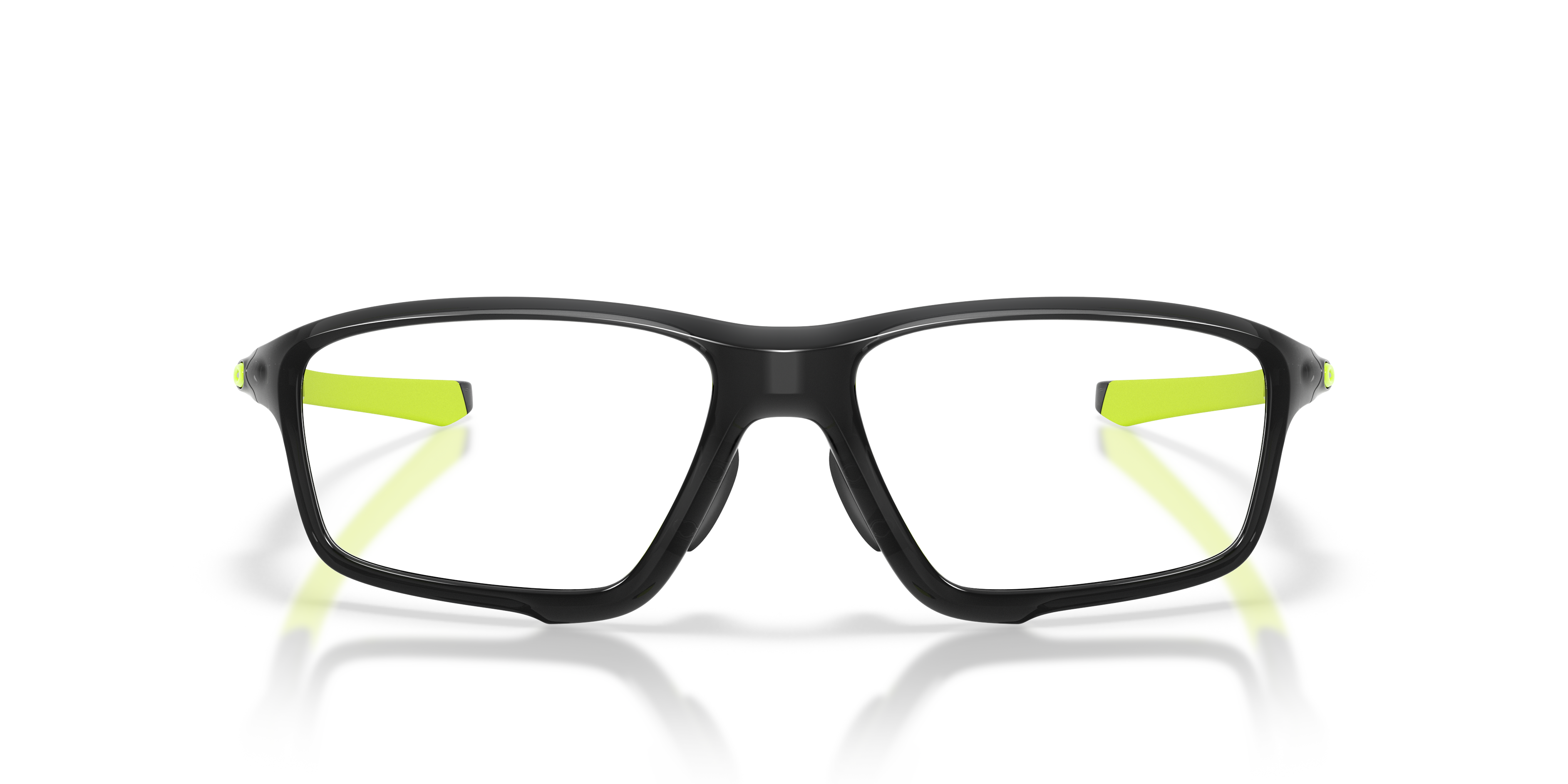 【美品】OAKLEY CROSSLINK スポーツメガネ /イエロー オークリー Crosslink® Zero (Low Bridge Fit) メガネ Matte Black
