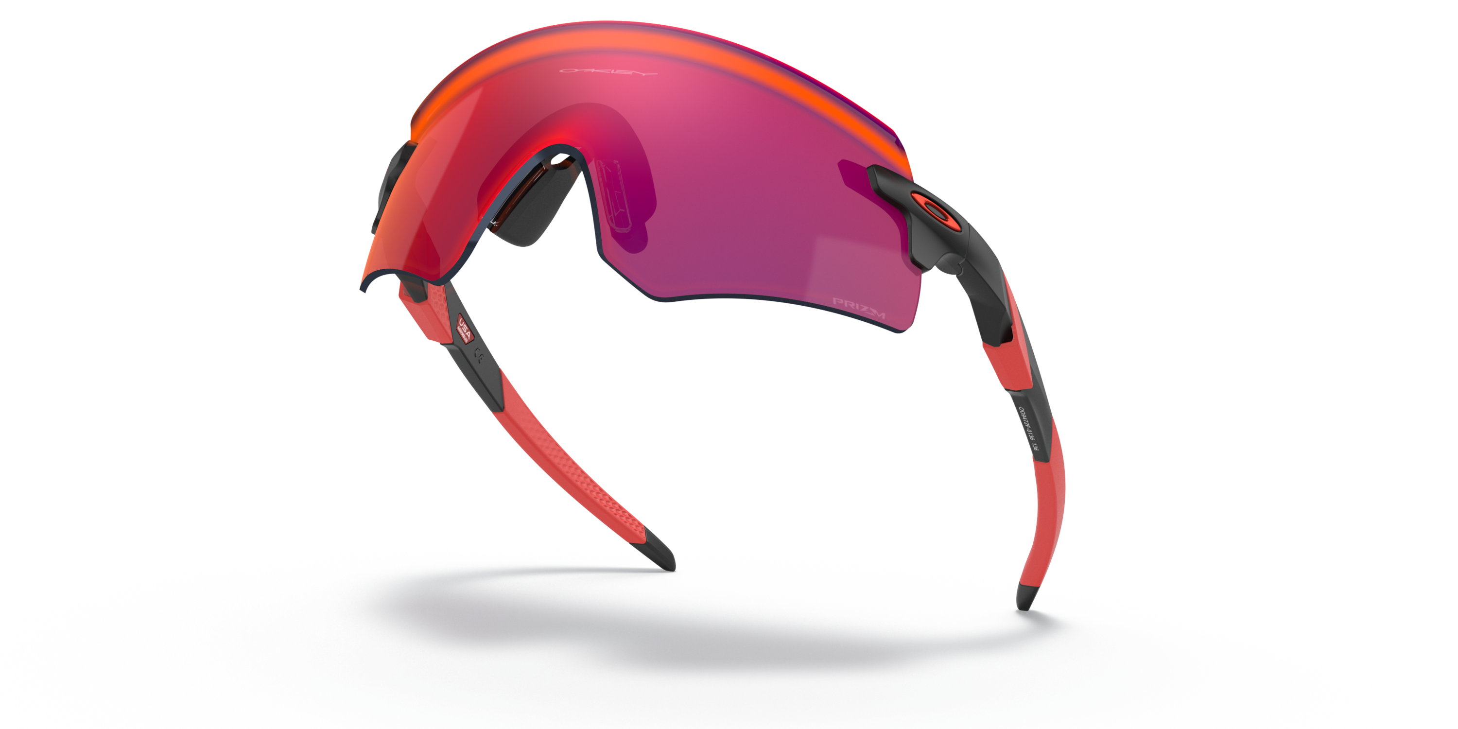 Encoder (Low Bridge Fit) Prizm Road Lenses, Matte Black Frame