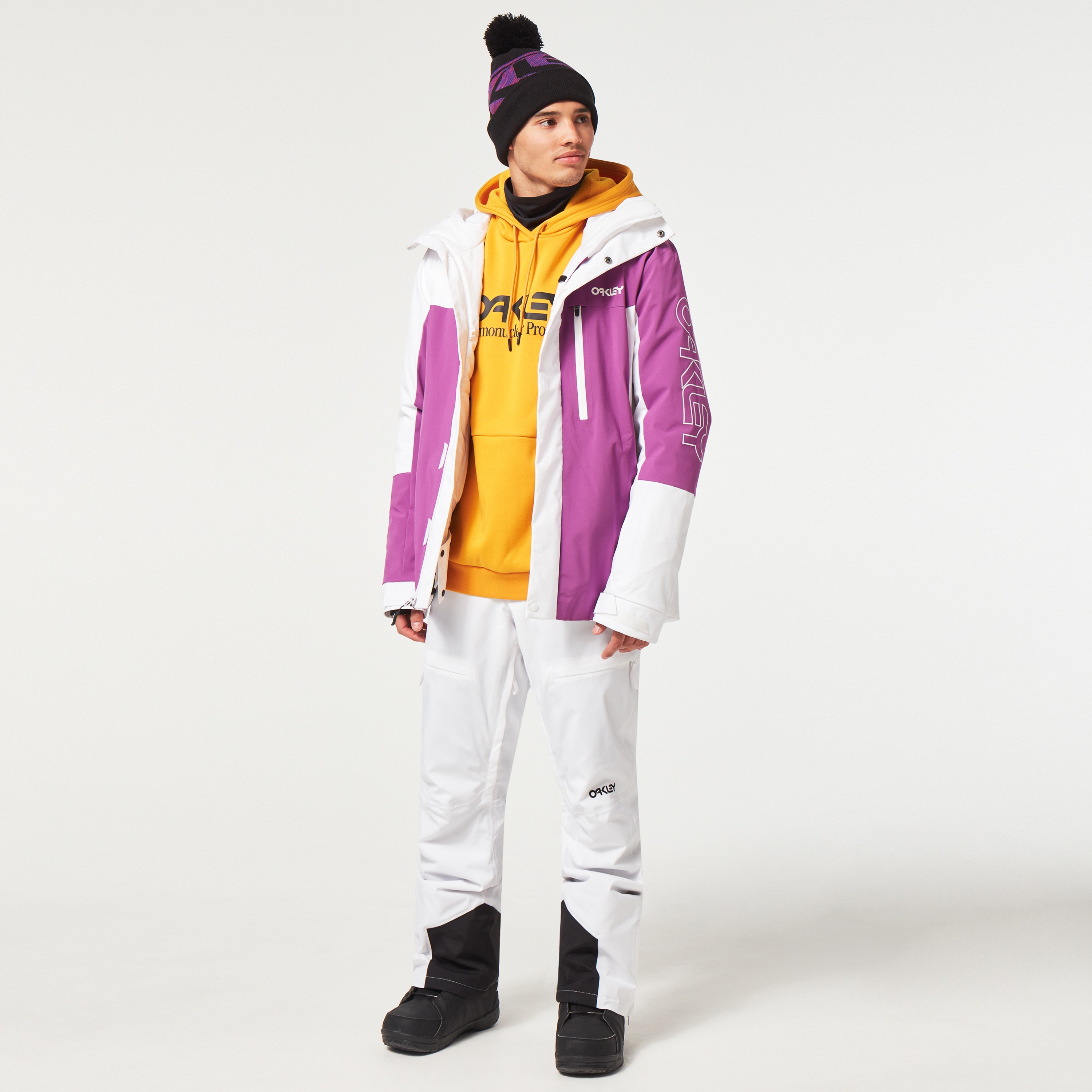 オークリー TNP TBT INSULATED JKT スノーボードウェア XL Oakley TNP TBT Insulated Jacket, Amber Yellow/Blackout