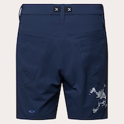 Skull Heat Block Staple Shorts - Midnight Blue