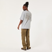 Stacked Metal Tee - New Granite Heather