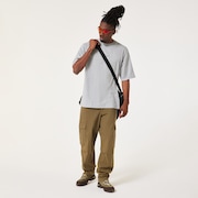 Stacked Metal Tee - New Granite Heather