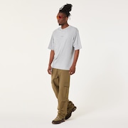 Stacked Metal Tee - New Granite Heather