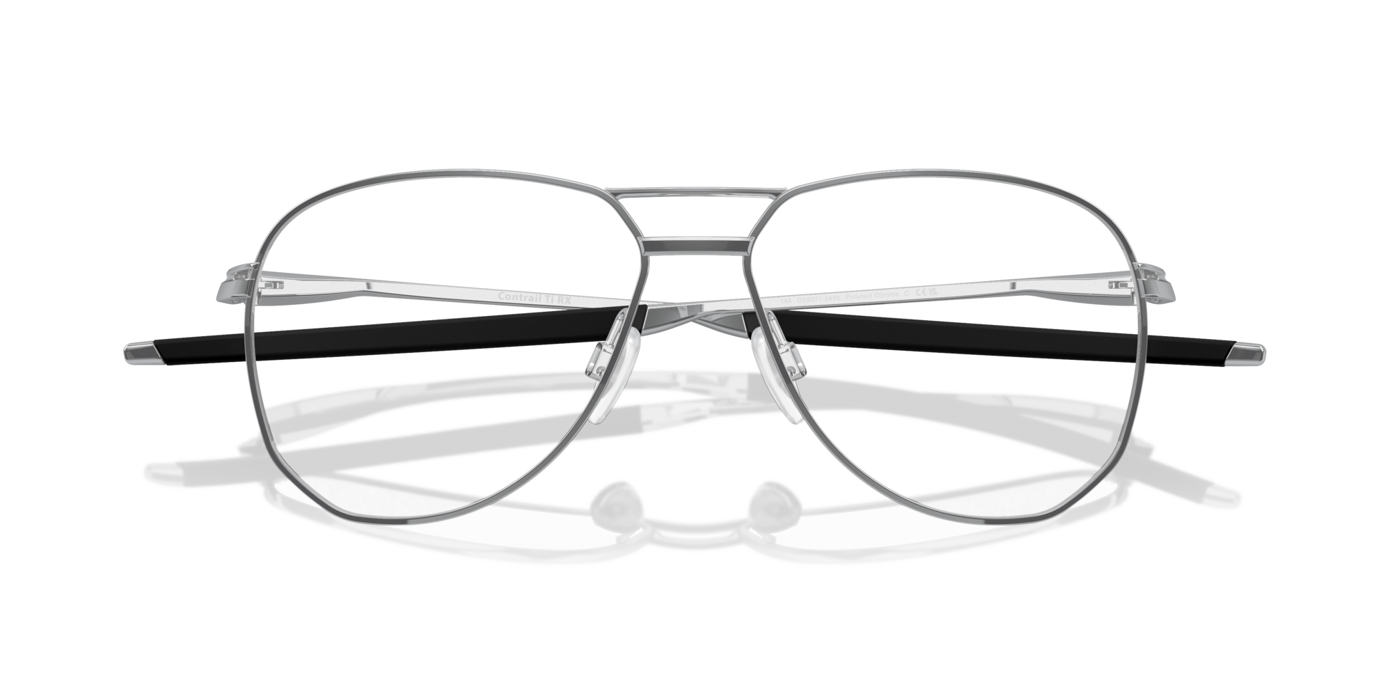 Contrail TI Polished Chrome Eyeglasses | Oakley® US