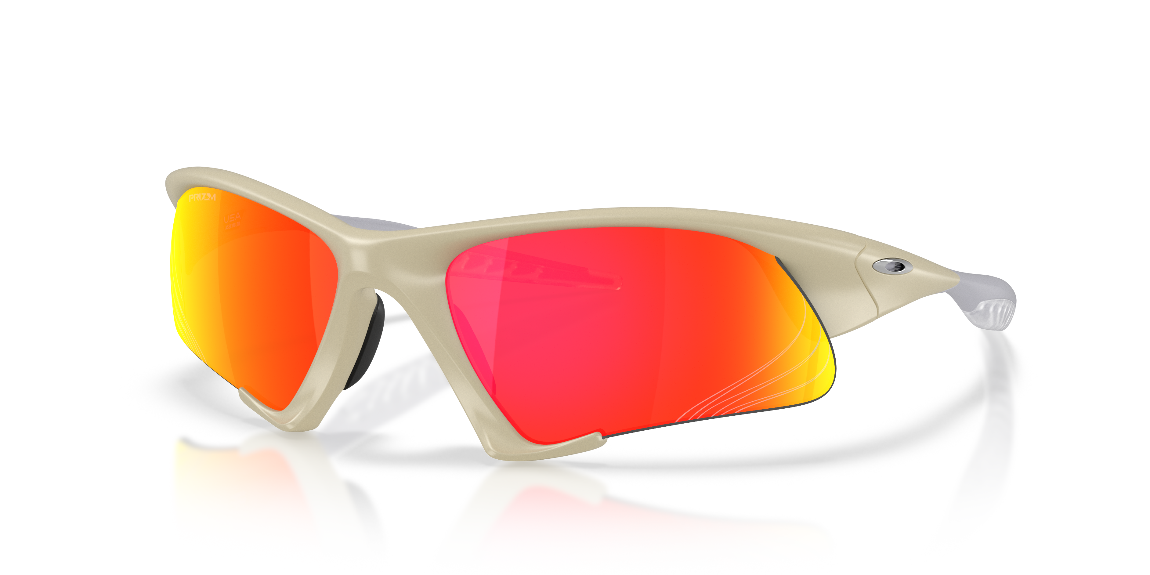 Suture Jacket® Prizm Ruby Lenses, Matte Sand Frame Sunglasses