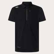 Skull Ideally Hybrid Zip Shirt - Blackout