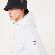 Skull Versatile Zip Hoodie 5.0 - White