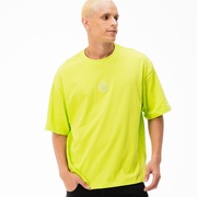 Camiseta Oakley Mad Lab Rubber Logo - Lime