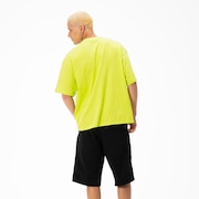 Camiseta Oakley Mad Lab Rubber Logo - Lime