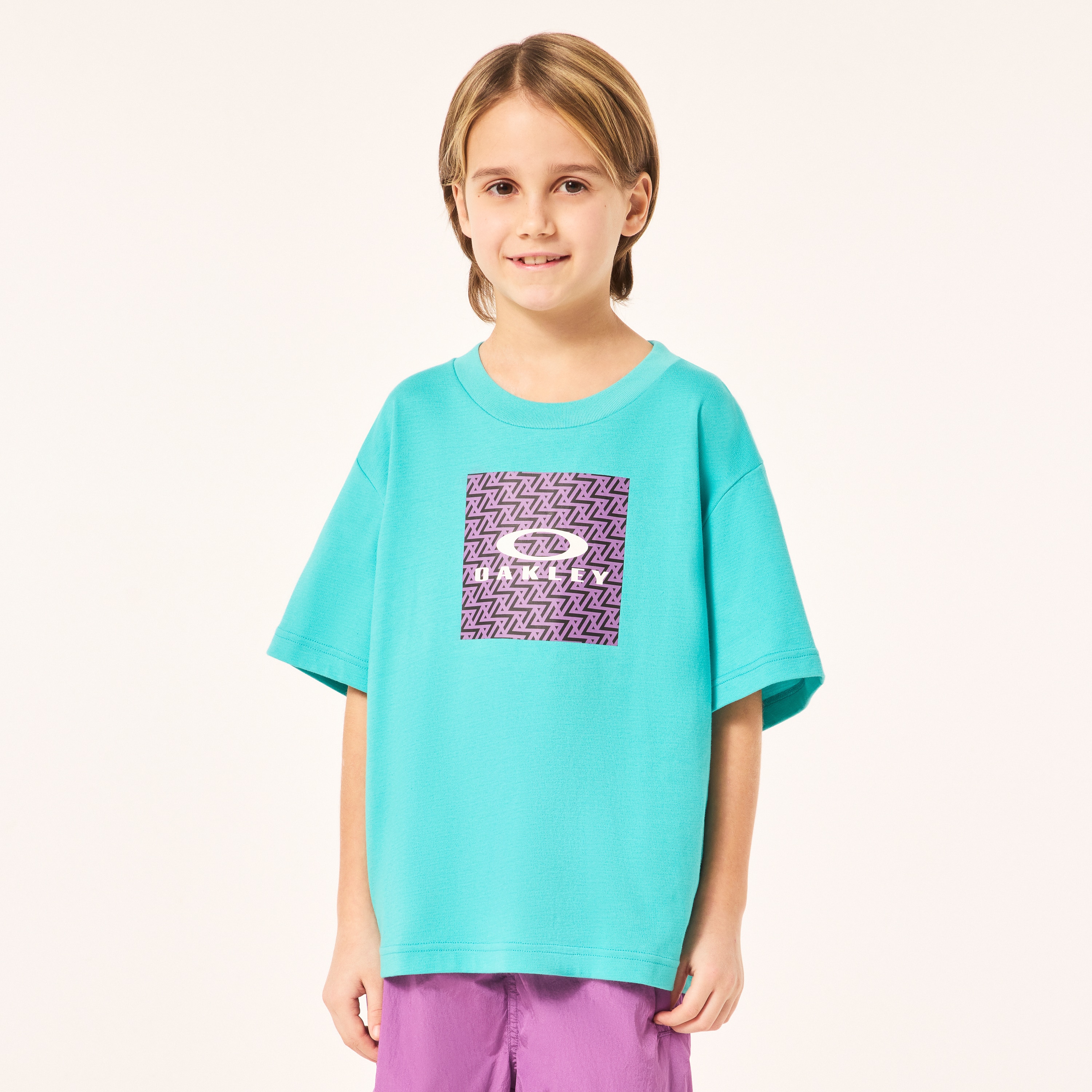 ★Marine Serre★ パープル ジャージ ベビーフィット Tシャツ Oakley Enhance Strt SS Tee Bl Ytr 7.0 - Teal Blue | Oakley® 日本