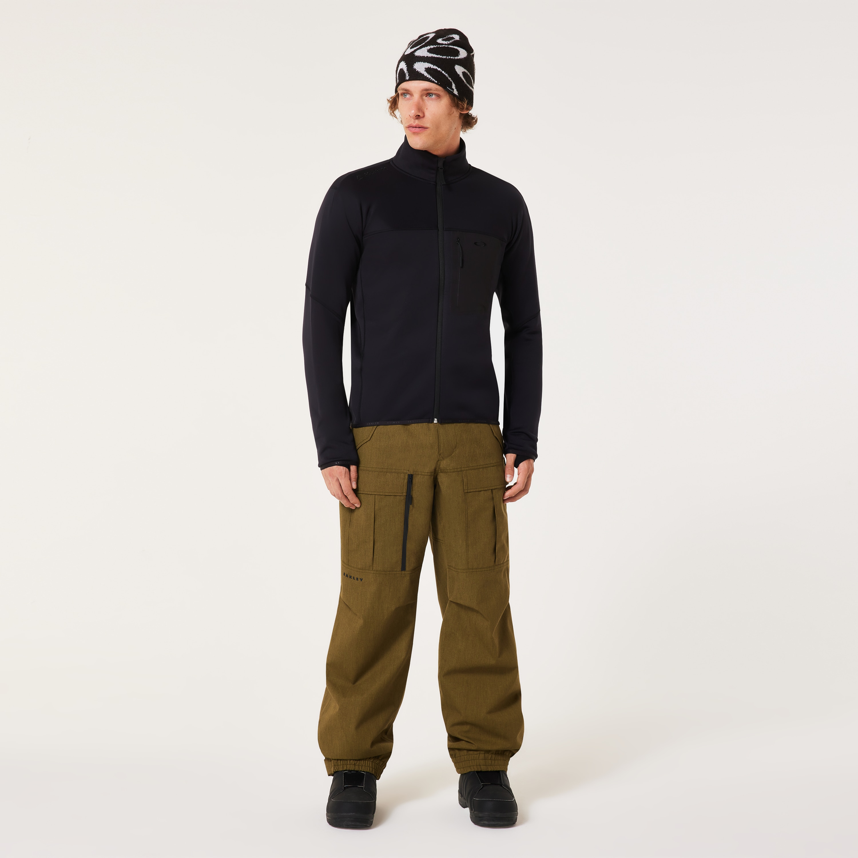 Oakley Canopy Pro Full Zip Sweatshirt In Black