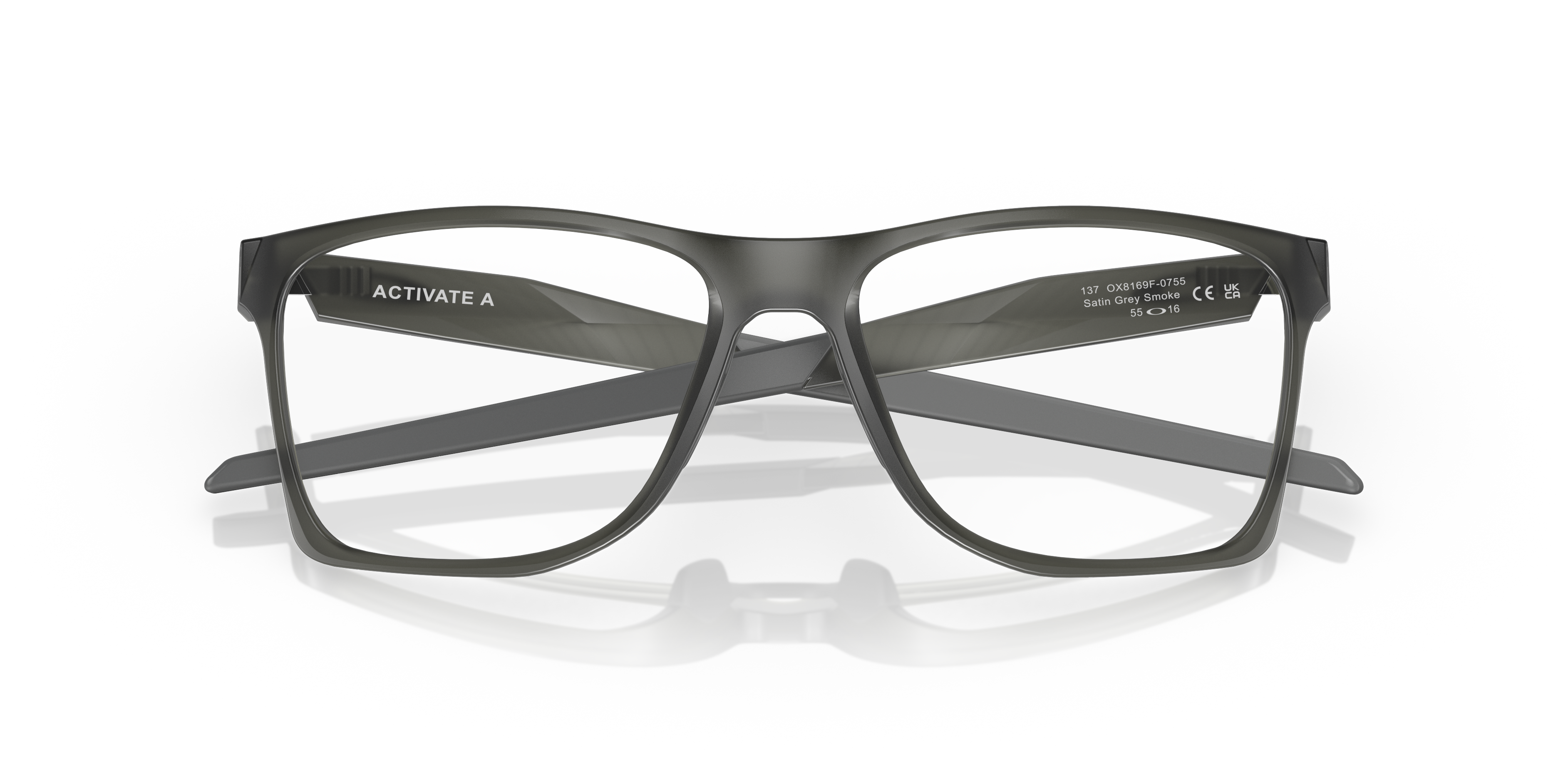 Activate (Low Bridge Fit) Satin Black Eyeglasses | Oakley® CA