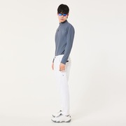 Skull Thickness LS Mock Shirt - Blue Tar