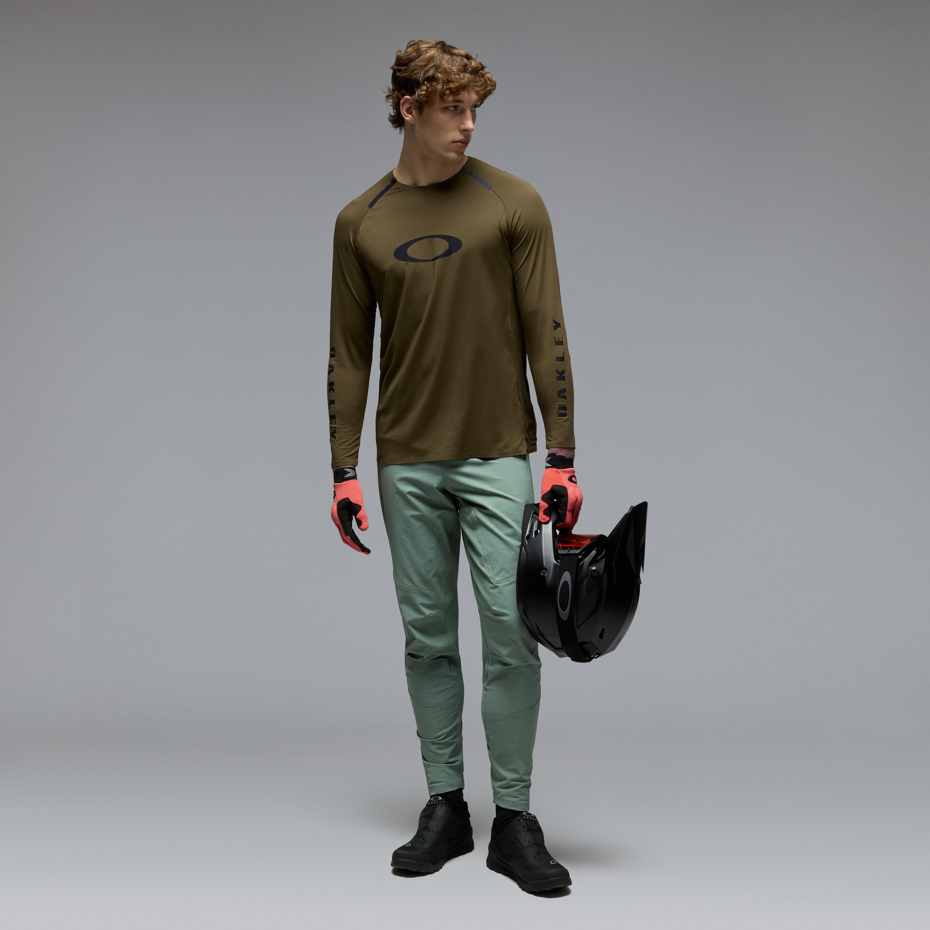 ウォーキング・ランニングウェア RYOGEN ODD MOCK NECK L/S TEE OLIVE リョウゲン/RYOGEN ODD MOCK NECK L/S TEE (全3色)[カットソー・T