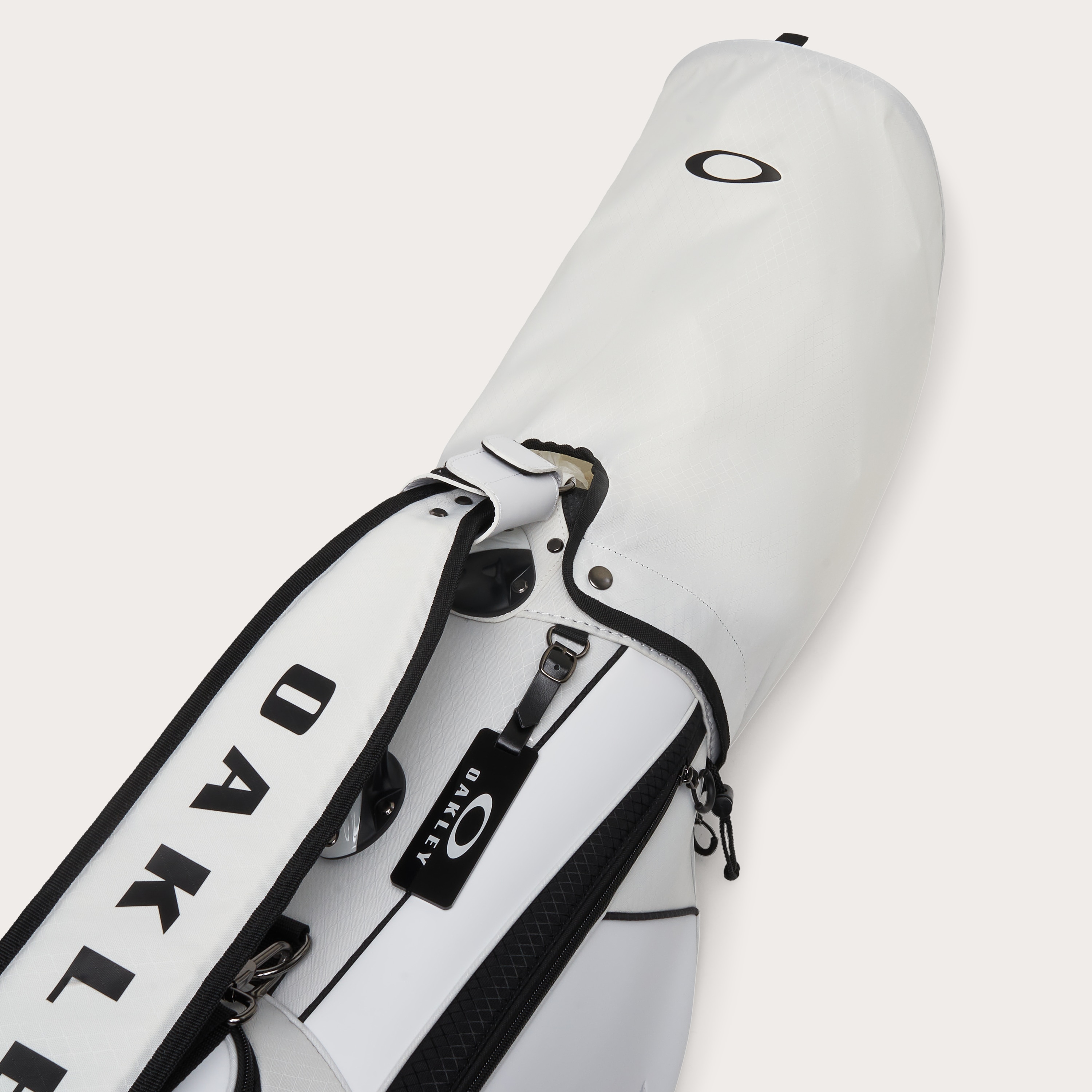 【未使用・美品】オークリーOAKLEY ゴルフバッグ ホワイト OAKLEY オークリー ゴルフ キャディバッグ 9.5型 GOLF BAG 18.0