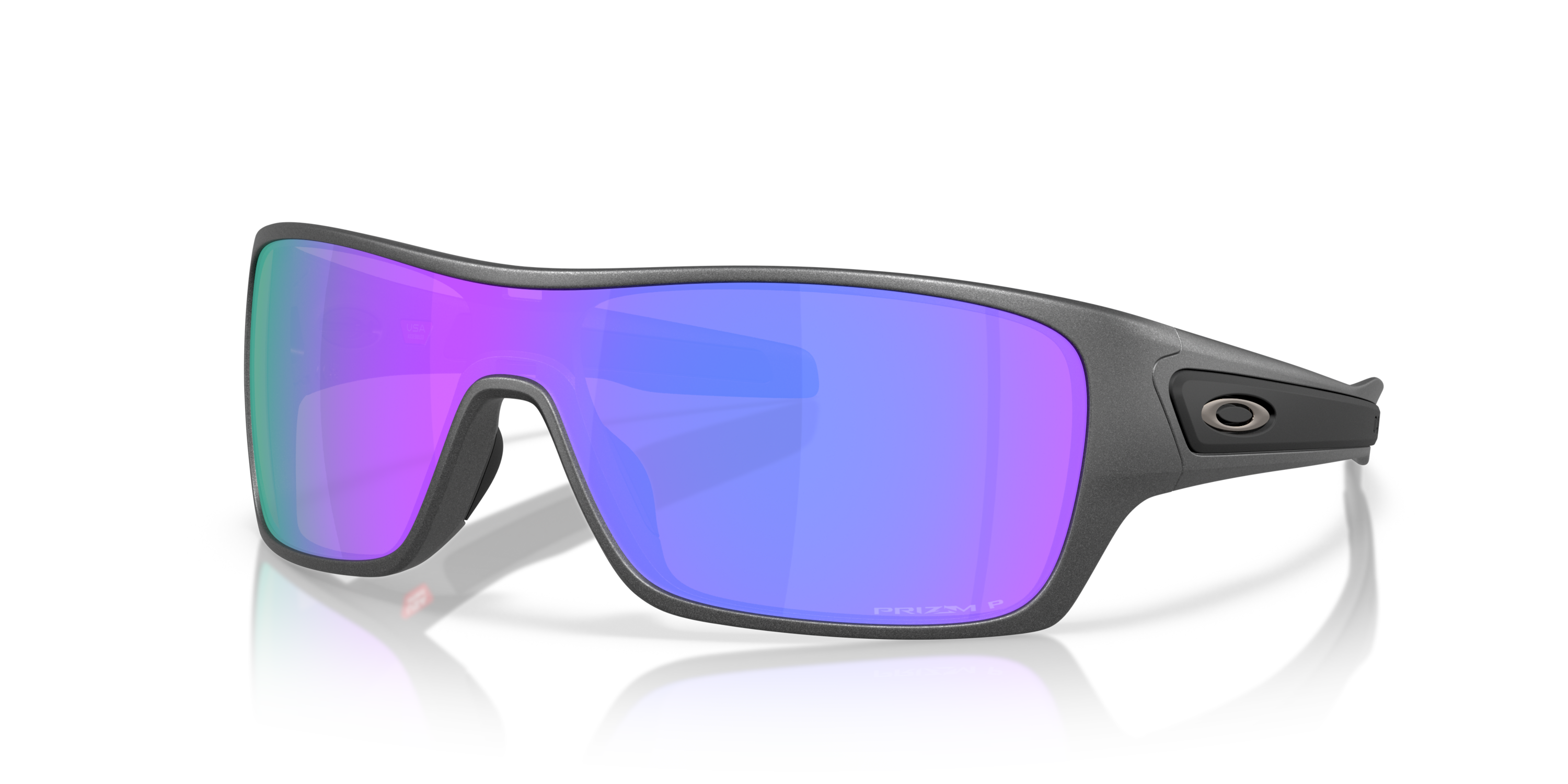 Turbine Rotor Prizm Violet Polarized Lenses, Matte Steel Frame