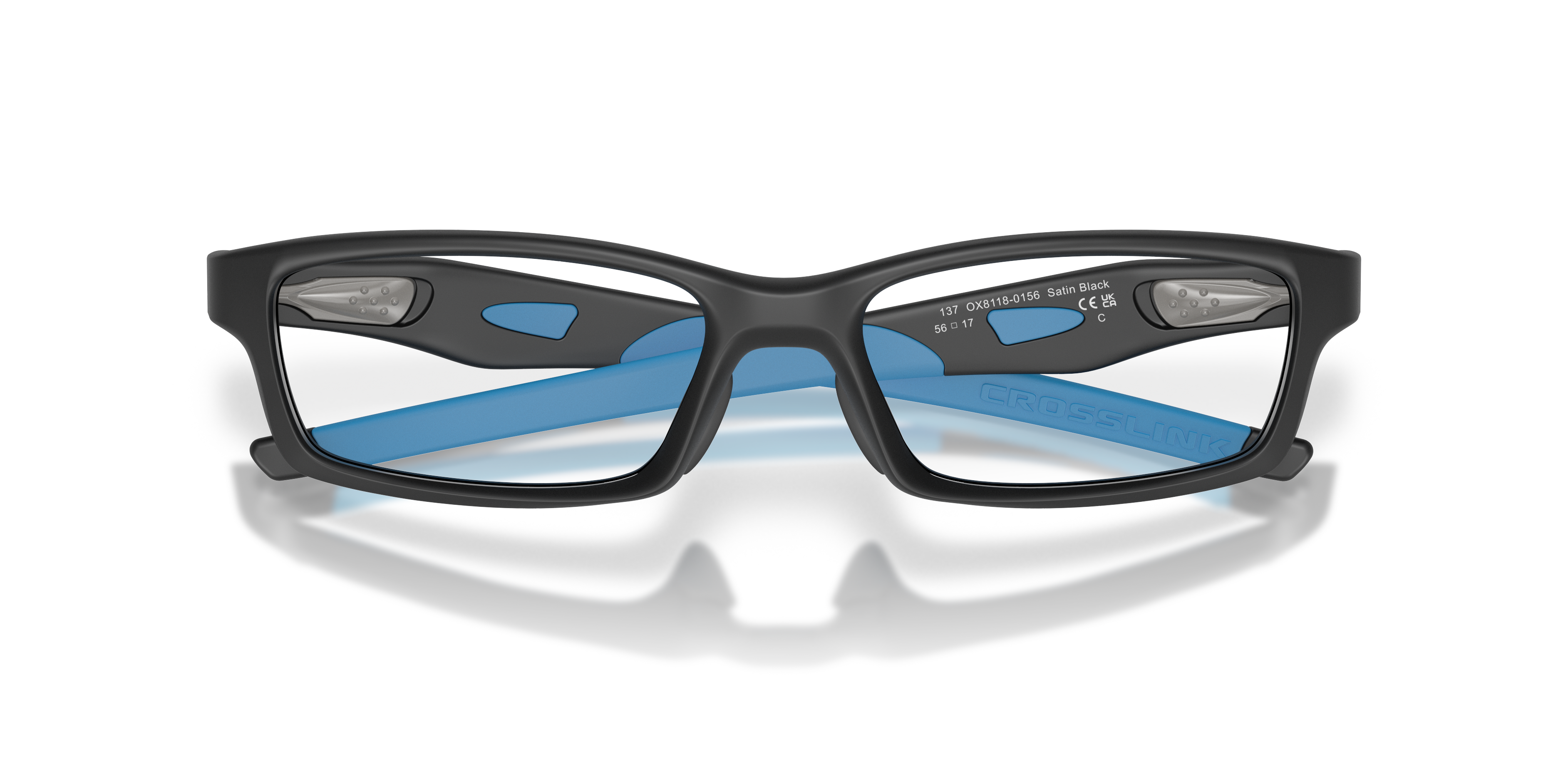 トム様　美品Oakley 度なしcross link Oakley Crosslink® (Low Bridge Fit) Eyeglasses with Polished Grey