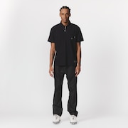 Camiseta Polo Oakley Skull Pin - Blackout
