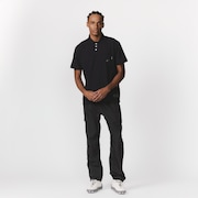 Camiseta Polo Oakley Skull Pin - Blackout