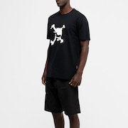 Camiseta Oakley Heritage Skull Logo - Blackout
