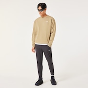 Foundational Fleece L/S Crew 4.0 - Pebble