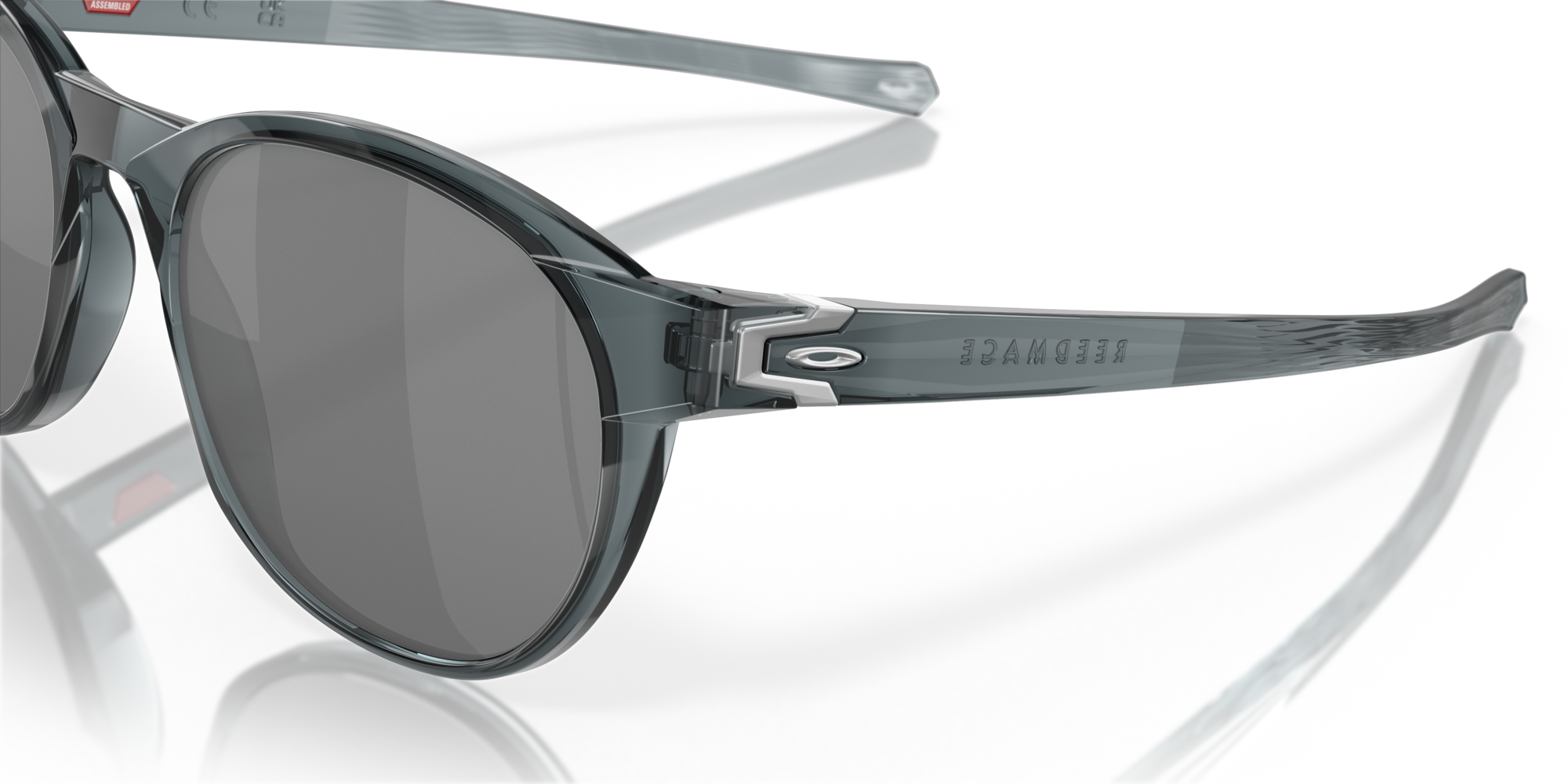 Oakley Reedmace (Low Bridge Fit) Sunglasses with Crystal Black Frame ...