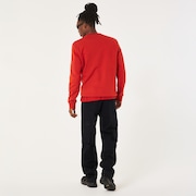 Relax Crew Sweatshirt 2.0 - Flame Red