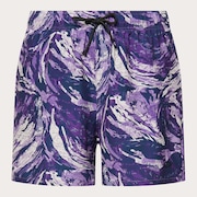 Laguna Wave 17 Beachshort - Map Camo Purple