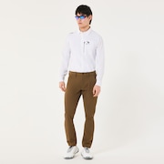 Skull Ideally Hybrid LS Shirt - White