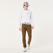 Skull Ideally Hybrid LS Shirt - White