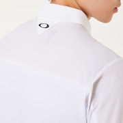 Skull Ideally Hybrid LS Shirt - White