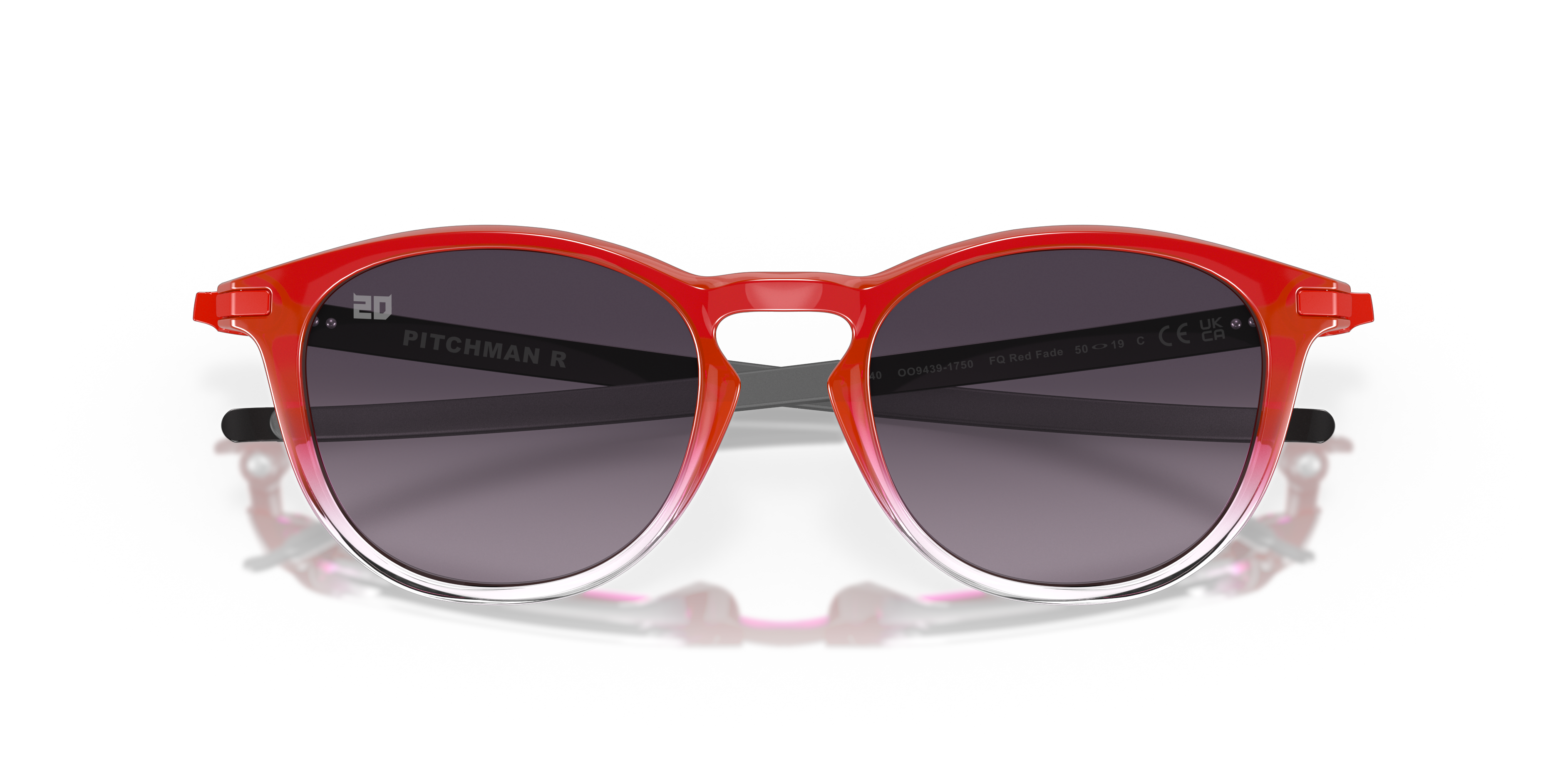 Pitchman R Fabio Quartararo Collection Prizm Grey Gradient Lenses, Red Fade  Frame Sunglasses | Oakley® US