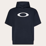 Enhance Qd Fleece S/S Hoody 5.0 - Pitch Black