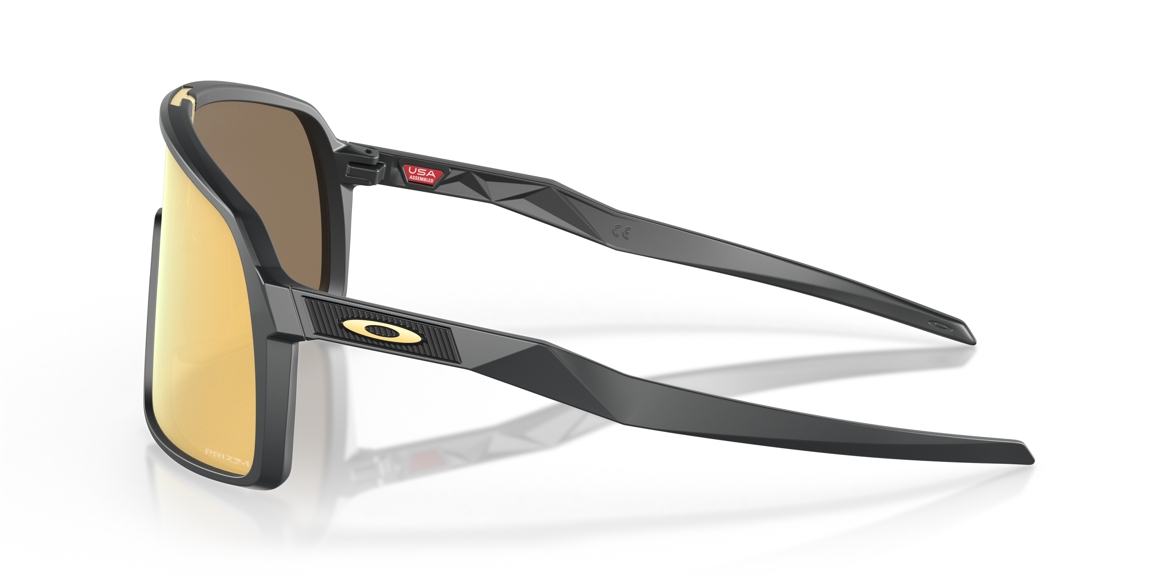 Sutro Prizm Sapphire Lenses, Polished Black Frame Sunglasses