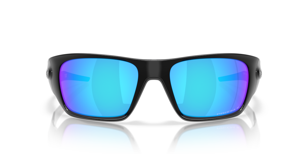 Masseter Prizm Sapphire Polarized Lenses, Polished Black