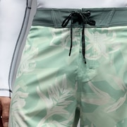 Session Rc 19" Boardshort - Camo Hibiscus Faded Green