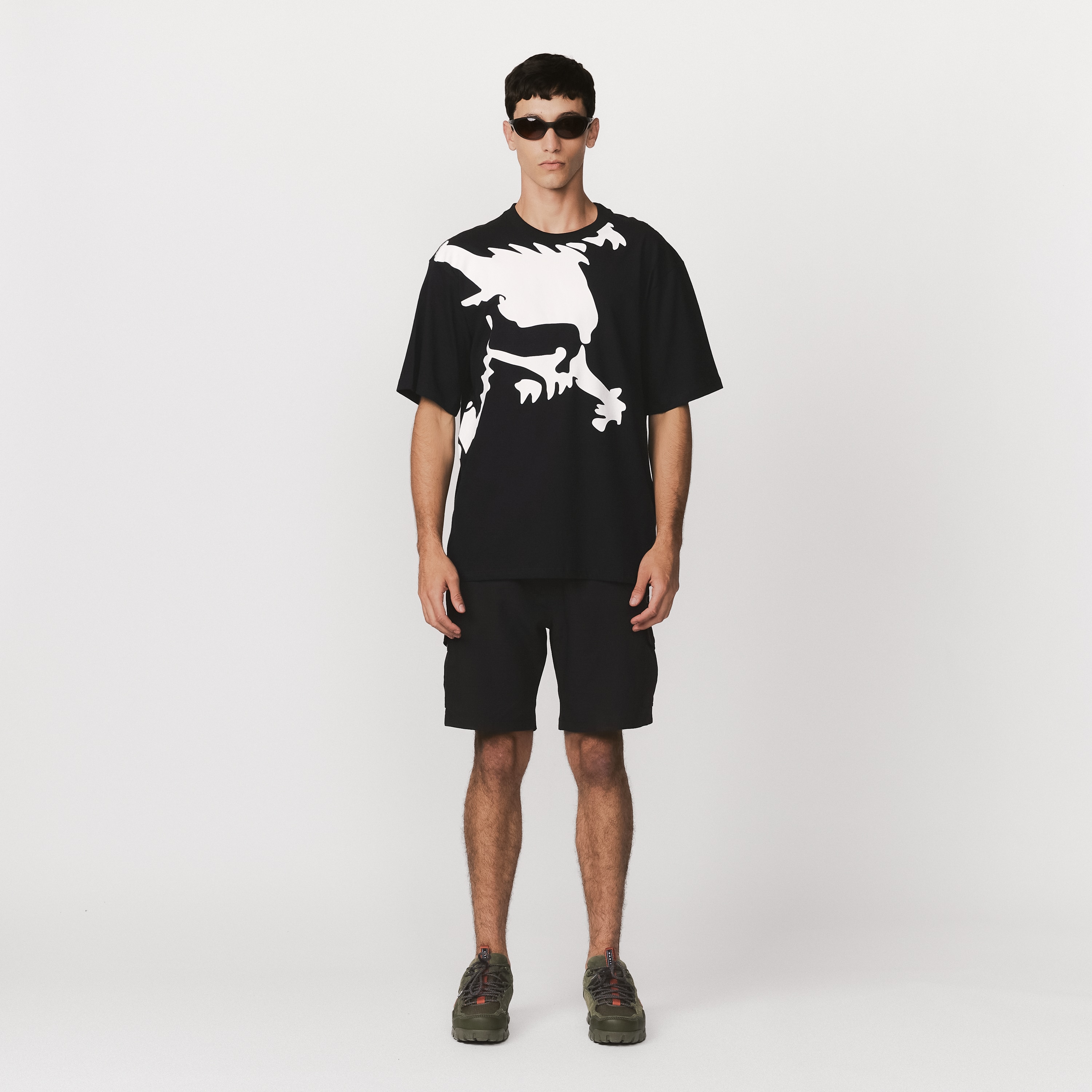 トップス oakley skull zip design tee トップス oakley skull zip