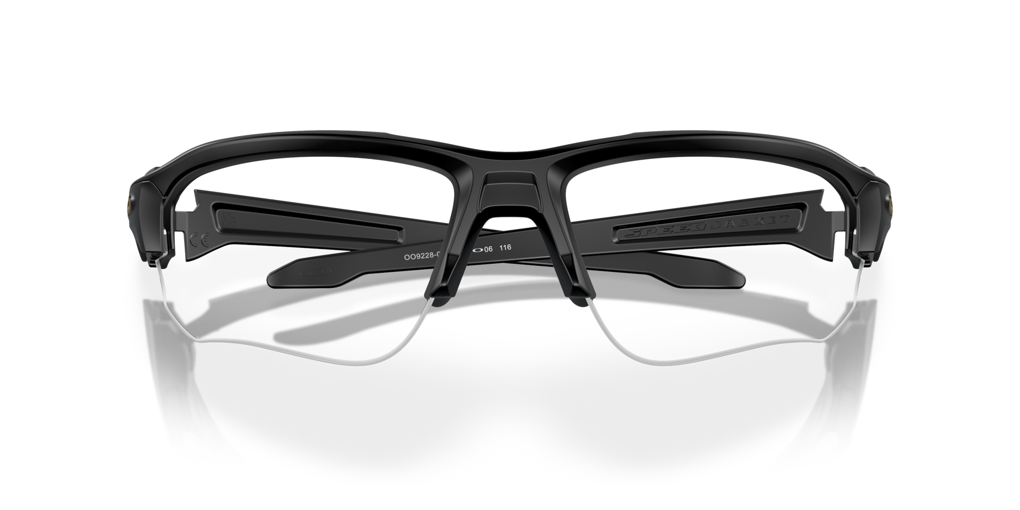 Standard Issue Speed Jacket™ Array Clear Lenses, Matte Black Frame