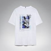 Futurescape Logo Hibiscus Tee - White