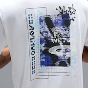 Futurescape Logo Hibiscus Tee - White