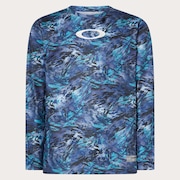 Striking Qd LS Graphic Tee 8.0 - Blue Storm Print
