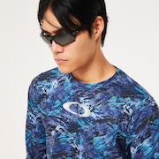 Striking Qd LS Graphic Tee 8.0 - Blue Storm Print