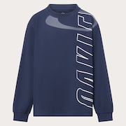Ytr Qd Bold LS Tee 10.0 - Fathom