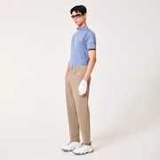 Skull Spotted Jacquard Mock - Flint Stone