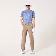 Skull Spotted Jacquard Mock - Flint Stone