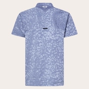 Skull Spotted Jacquard Mock - Flint Stone