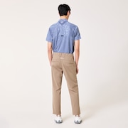 Skull Spotted Jacquard Mock - Flint Stone