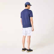 Foundational Fleece S/S Crew 2.0 - Foggy Blue